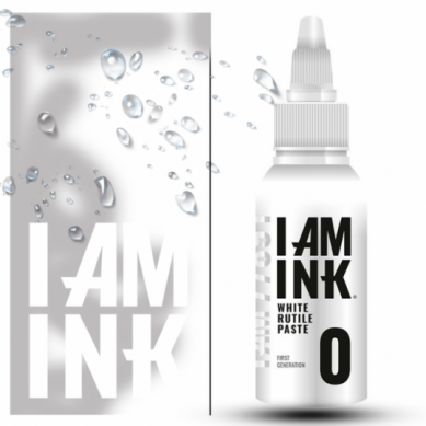 I AM INK – Tinta para tatuajes – blanco 0 – 50ML