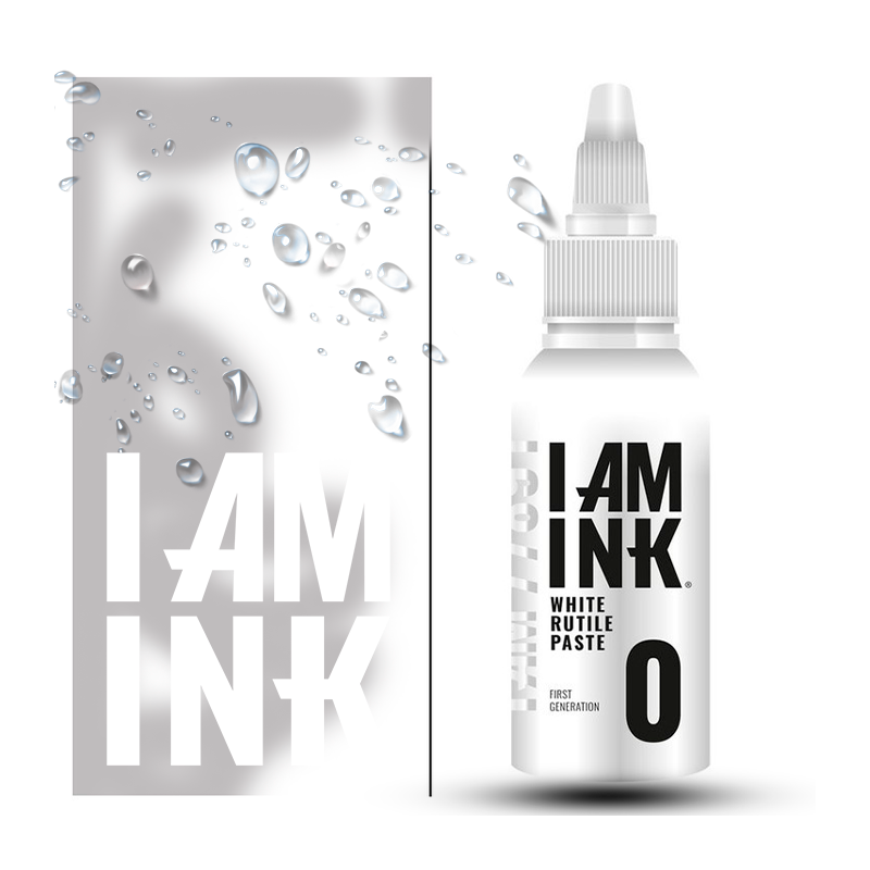 I AM INK – Tinta para tatuajes – blanco 0 – 50ML