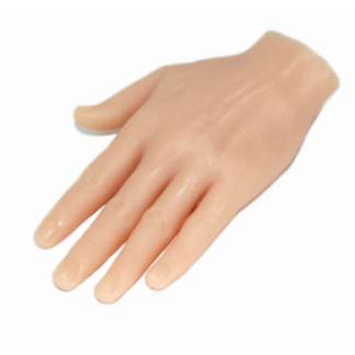 Mano de silicona corta izquierda