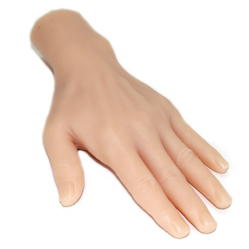 Mano de silicona – Larga izquierda