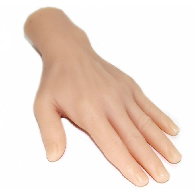 Mano de silicona – Larga izquierda