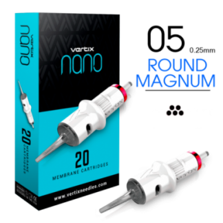 Vertix Nano 5RM - Agujas de Cartuchos 20 UDS | Cartuchos de Agujas Veritx Nano