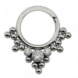 Anillo de Acero Quirúrgico para Nariz/Septum