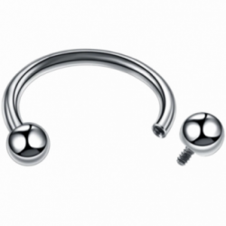 Piercing Circular Barbell de Titanio ASTM F136 Rosca Interna
