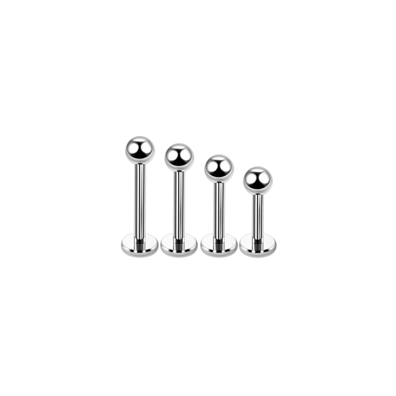 100 unids/Lote Piercing Labrets 1.2mm (8,10,12,14)
