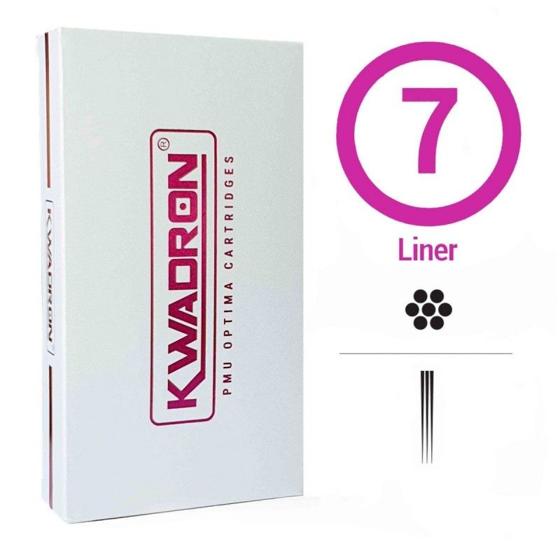Kwadron PMU Optima 7RLLT Cartuchos - Round Liner | Agujas Profesionales Kwadron 7