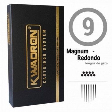 9RM KWADRON CARTUCHOS Magnum redonda (0.25MM/0.30MM/0.35MM)