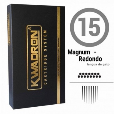 15RM KWADRON CARTUCHOS MAGNUM REDONDA -SEMLT (0.30MM/0.35MM)