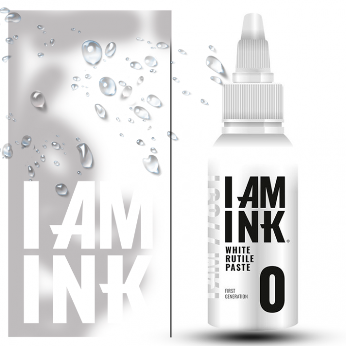 I AM INK – Tinta para tatuajes – blanco 0 – 100ML