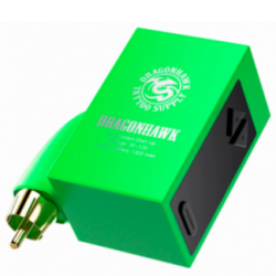 Dragonhawk – Mini batería inalámbrica LCD para máquina de tatuajes RCA