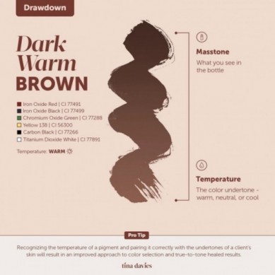 FADE – Tina Davies – Dark Warm Brown 15 ml