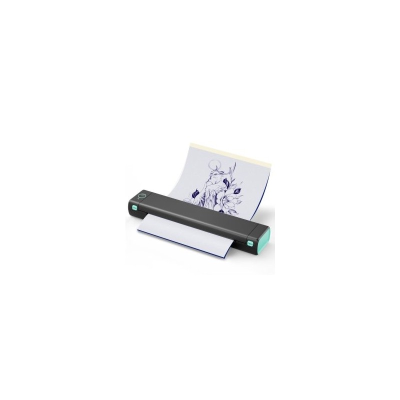 Impresora térmica portátil A4,  con Bluetooth y USB profesionales de tatuaje