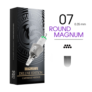 7RM-0.35MM Agujas de tatuajes DRAGONHAWK-Deluxe Edition 20uds