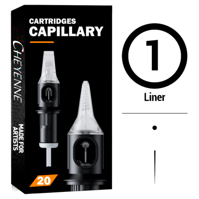 1RL-0.20/0.25/0.30MM CARTUCHOS CAPILLARY CHEYENNE PARA LINEA 20 UDS