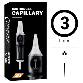 3RL-0.25/0.30MM CARTUCHOS CAPILLARY CHEYENNE PARA LINEA 20 UDS