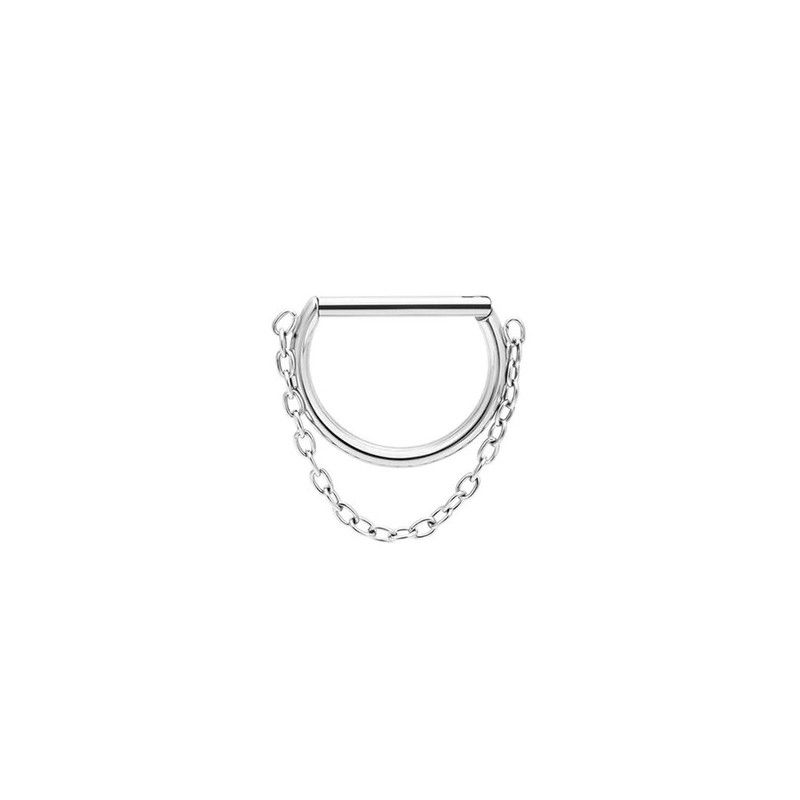 Aro con Cadena Colgante Tipo-D de Titanio ASTM F136