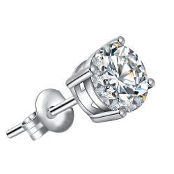 Pendiente de Acero Quirúrgico con Cristal Premium Zirconia