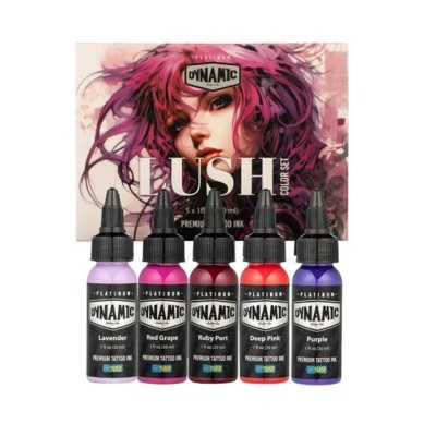 Dynamic Tattoo Ink Platinum – Lush Set – 5x30 ml