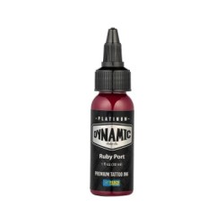 Dynamic Tattoo Ink Platinum – Tinta de tatuaje Ruby Port – 30 ml