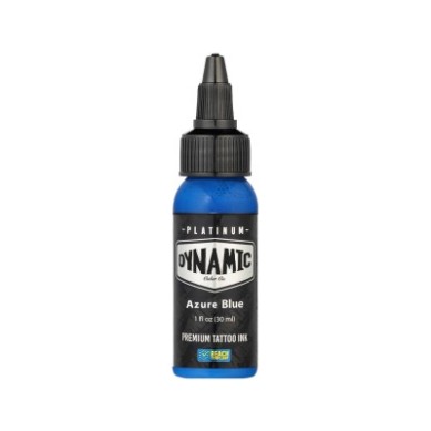 Dynamic Tattoo Ink Platinum – Tinta de tatuaje Azure Blue – 30 ml