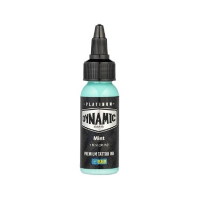 Dynamic Tattoo Ink Platinum – Tinta de tatuaje Mint – 30 ml