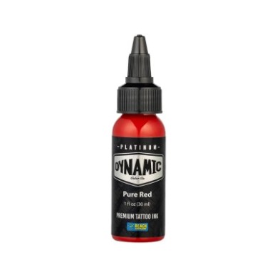 Dynamic Tattoo Ink Platinum – Tinta de tatuaje Pure Red – 30 ml