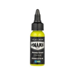 Dynamic Tattoo Ink Platinum – Tinta de tatuaje Atomic Green – 30 ml