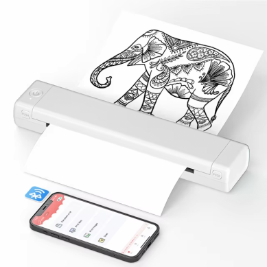 Mini impresora térmica A4 para tatuajes con bluetooth y USB