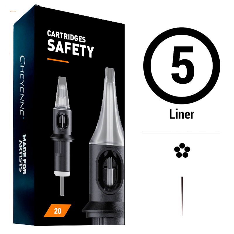 5RL 0.25/0.30 SAFETY CARTRIDGES CHEYENNE DE LINEA-20 UDS