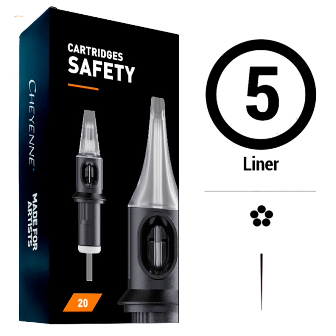 5RL 0.25/0.30 SAFETY CARTRIDGES CHEYENNE DE LINEA-20 UDS