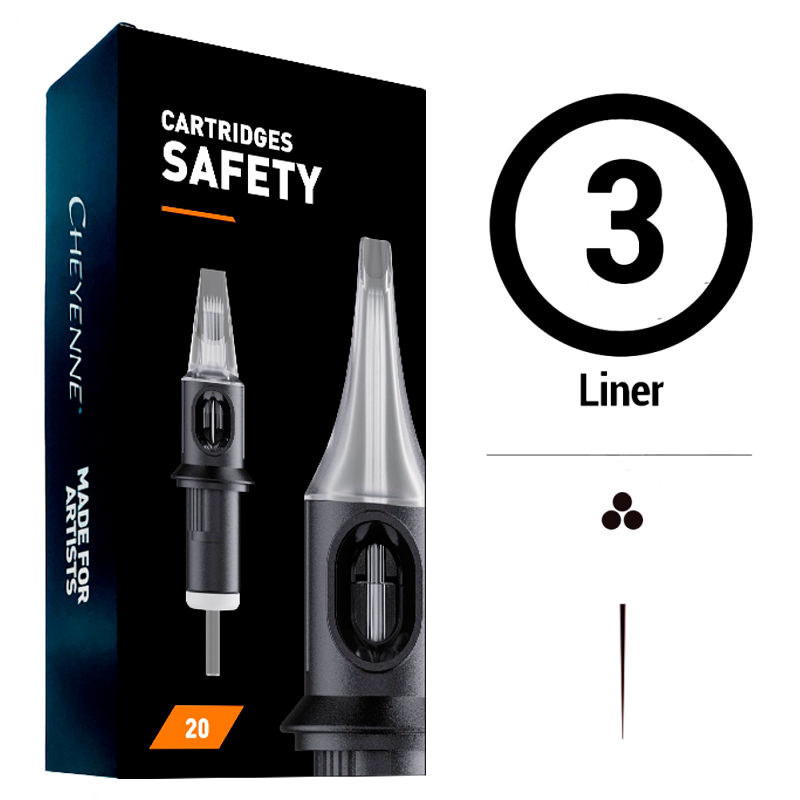 3RL 0.18/0.20/0.25/0.30 SAFETY CARTRIDGES CHEYENNE PARA LINEA-20 UDS