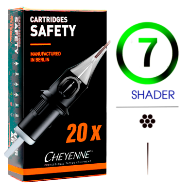 7RS 0.25/0.30MM CARTUCHOS SHADER CHEYENNE-20 UDS