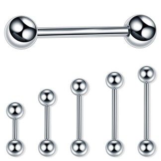 Barbells Piercings (Lengua, Pezon) Acero Quirúrgico Lote de 100 unidades