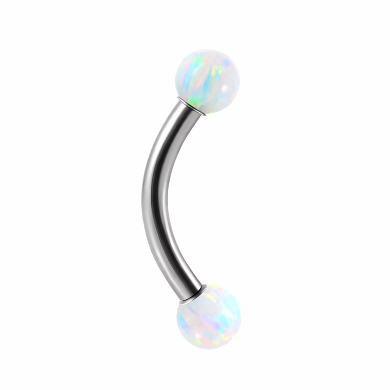 Banana Piercing de Titanio Rosca Interna