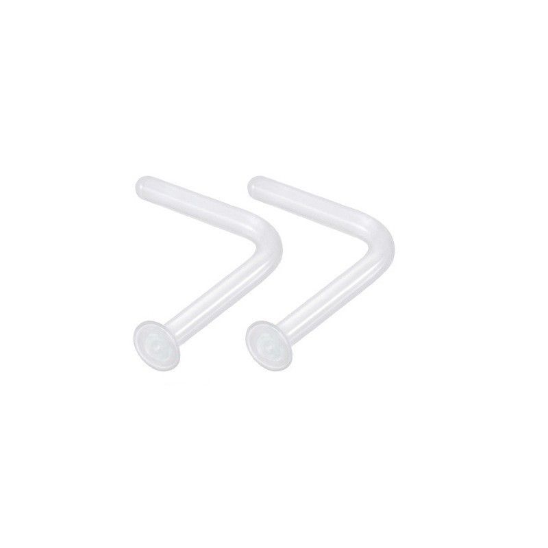 Nostril de PTFE Transparente Tipo-L con Disco Plano