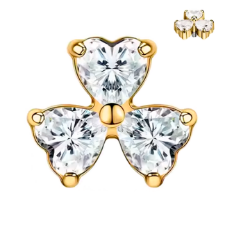 Recambio Microdermal de Acero Quirúrgico con Circonitas