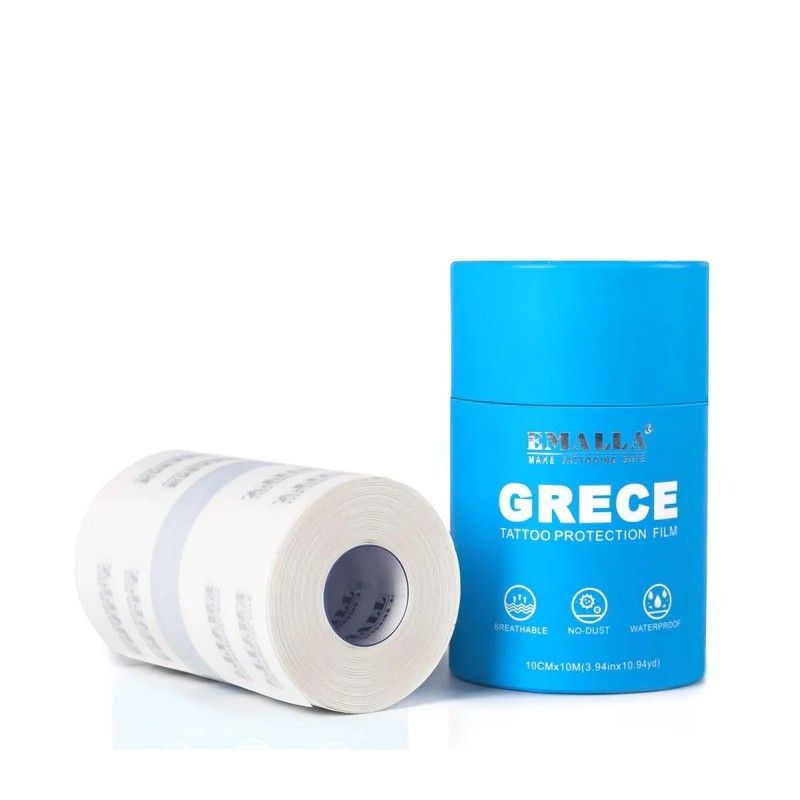 Emalla Grece - Rollo de Película Protectora Mate para Tatuajes