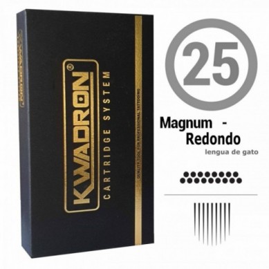 25RM KWADRON CARTUCHOS MAGNUM REDONDA -SEMLT (0.30MM/0.35MM)