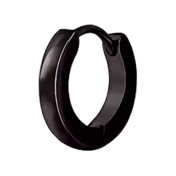Pendiente Anillo de Acero Inoxidable con Bisagra