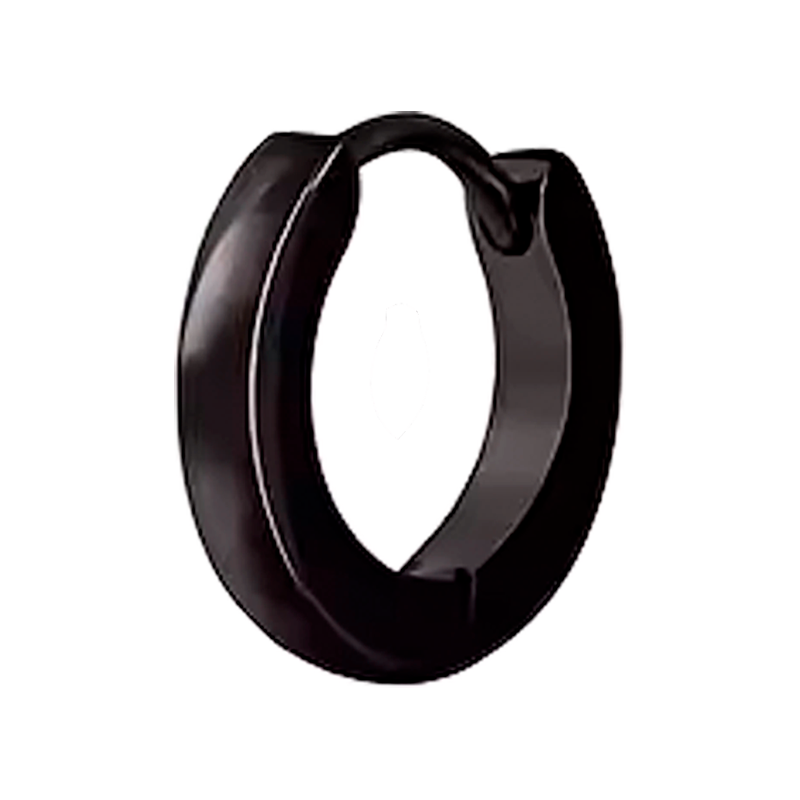 Pendiente Anillo de Acero Inoxidable con Bisagra
