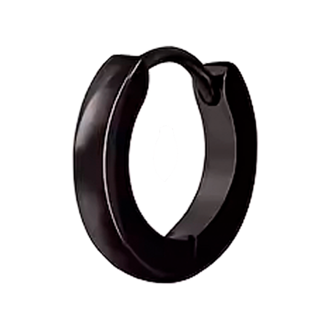 Pendiente Anillo de Acero Inoxidable con Bisagra
