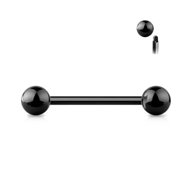 Piercing Barbell de Acero Quirúrgico con Rosca Externa