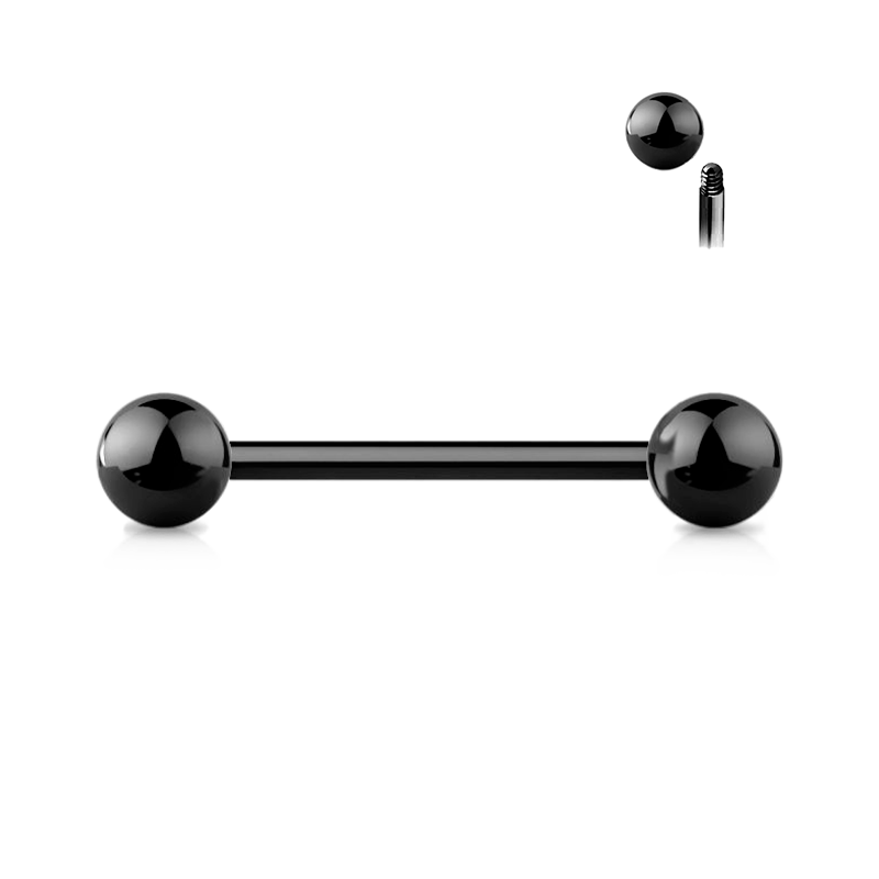 Piercing Barbell de Acero Quirúrgico con Rosca Externa