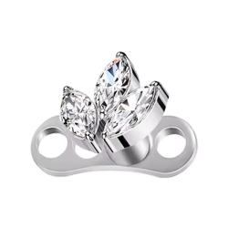 Microdermal de Titanio ASTM F136 con Circonitas - 09 / 1.2mm