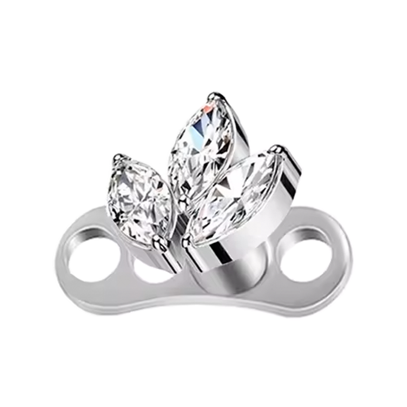 Microdermal de Titanio ASTM F136 con Circonitas - 09 / 1.2mm