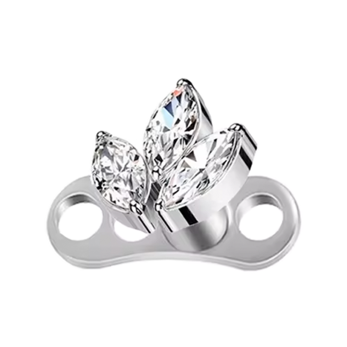 Microdermal de Titanio ASTM F136 con Circonitas - 09 / 1.2mm