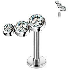 Hélix de Titanio ASTM F136 con Cristales Premium Zirconia