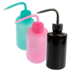 Botella de plástico transparente para jabón 250ml (box)