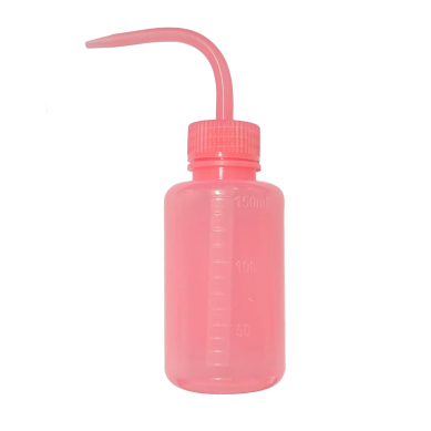 Botella de plástico transparente para jabón 150ml