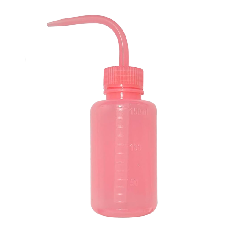 Botella de plástico transparente para jabón 150ml
